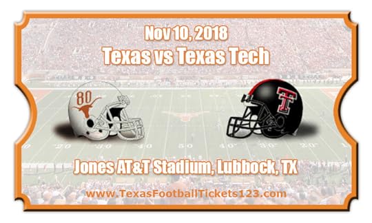 Texas Longhorns vs Texas Tech Red Raiders Football Tickets