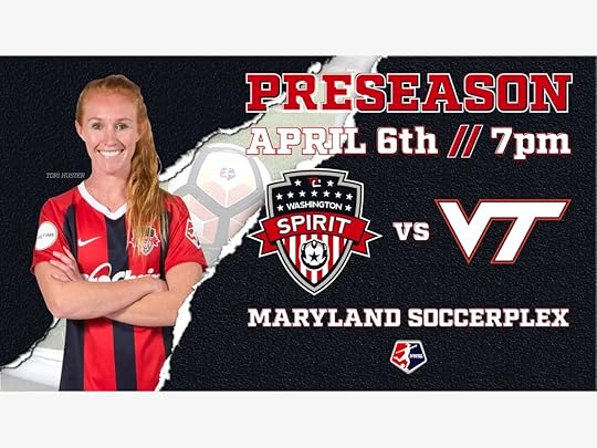 Apr 6 Washington Spirit vs Virginia Tech University