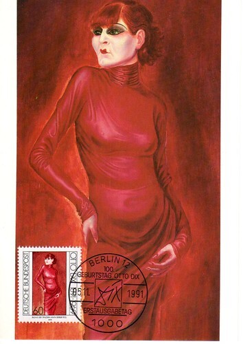 MC 78-91 Taenzerin Anita Berber von Otto Dix, Deutschland, TRADED ( NO MORE AVAILABLE )