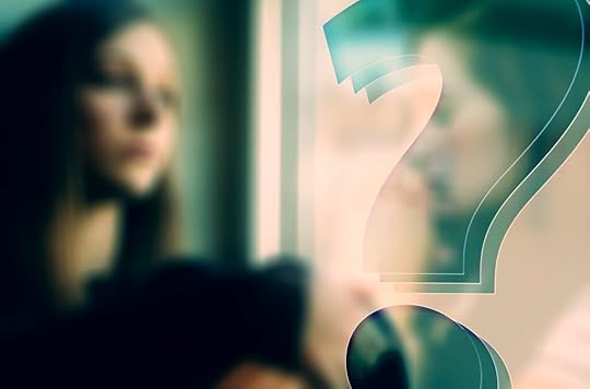 woman with a question mark