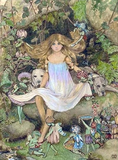 A Fairy with Her Attendants by Maud Tindal Atkinson, 1914 | Fairy art ...