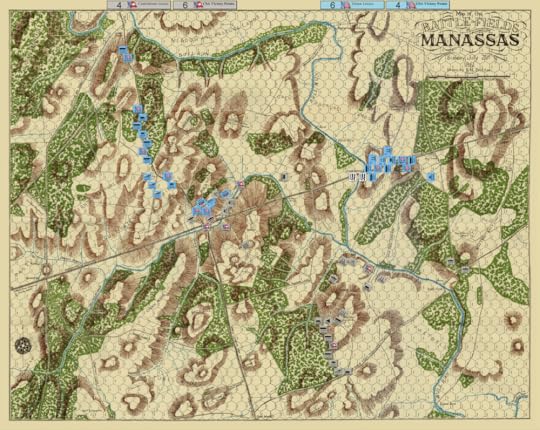 Screenshot of the vassal module game map