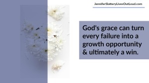 grace quote with flowers in the background