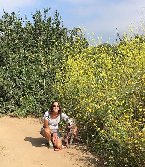 Andie LaComb and Karlie on an adventure
