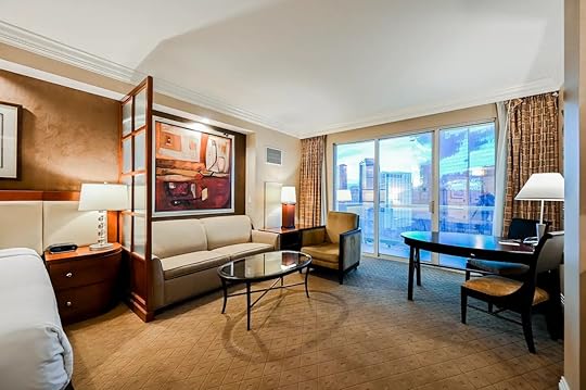 living space in airbnb inside mgm las vegas strip