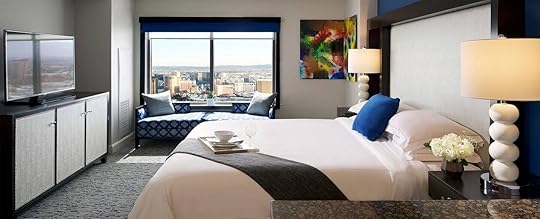 bedroom of airbnb in hilton grand vacation club las vegas