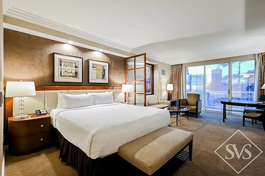 bedroom inside airbnb in mgm las vegas strip