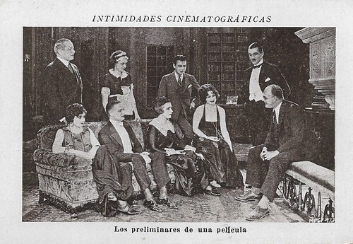 Intimidades cinematograficas. The preparation of a film