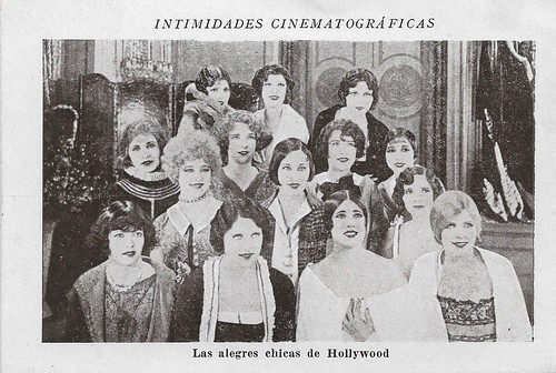 Intimidades cinematograficas. The happy girls from Hollywood