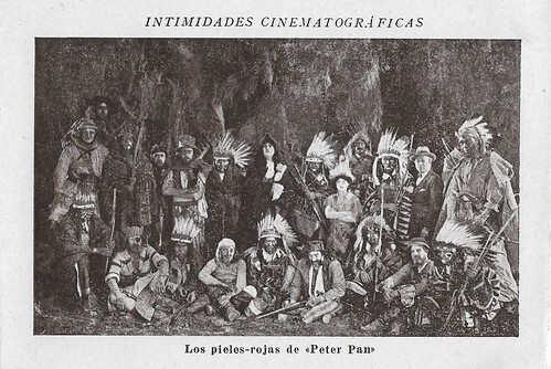 Intimidades cinematograficas. The redskins from Peter Pan