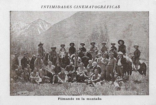 Intimidades cinematograficas. Filming in the mountains