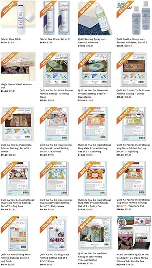 Quilt As You Go Sale thru March 13 2023 at Nancy Zieman Productions at ShopNZP.com