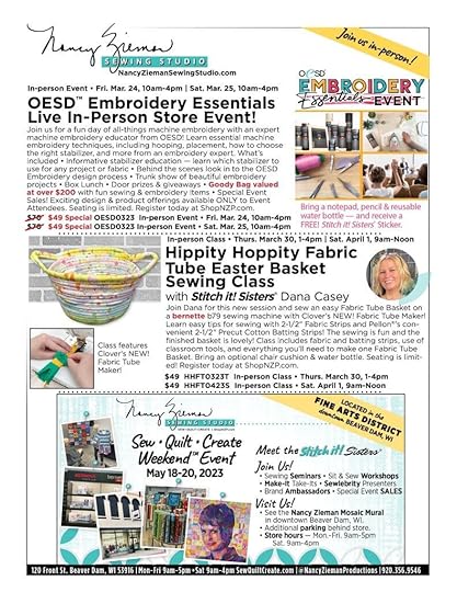 Store Class Schedule March v2 Pg 2 03 02 232