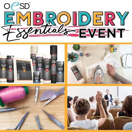OESD Embroidery Essentials Event at The Nancy Zieman Sewing Studio in Beaver Dam WI