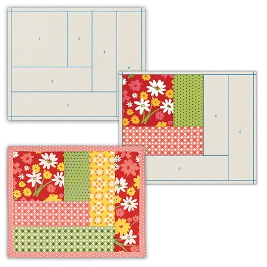 Quilt as You Go Preprinted Batting Projects by June Tailor available at Nancy Zieman Productions at ShopNZP.com