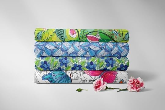 Fantasy Garden Fabric Collection by Anna Nyman for Contempo Fabrics Now Available at ShopNZP.com