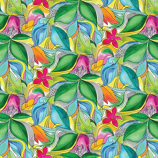 Fantasy Garden Fabric Collection by Anna Nyman for Contempo Fabrics Now Available at ShopNZP.com