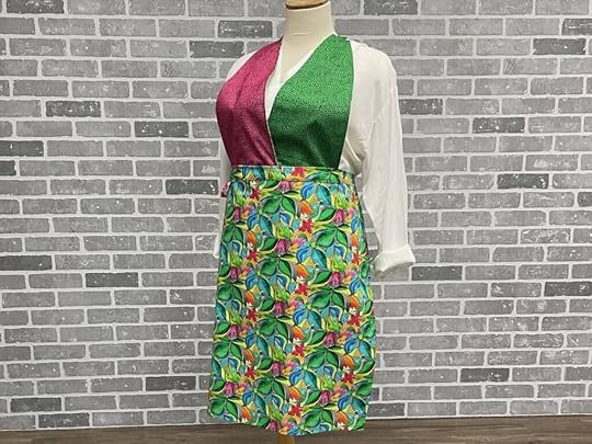 Half & Half Reversible Apron Sewing Pattern by Mary Mulari