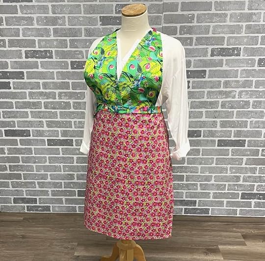 Half & Half Reversible Apron Sewing Pattern by Mary Mulari