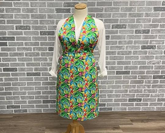 Half & Half Reversible Apron Sewing Pattern by Mary Mulari