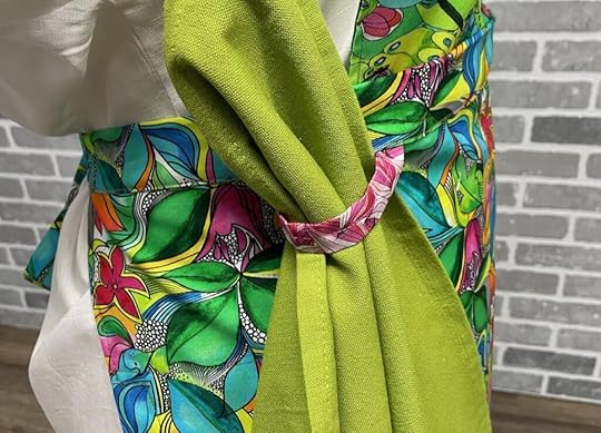 Half & Half Reversible Apron Sewing Pattern by Mary Mulari