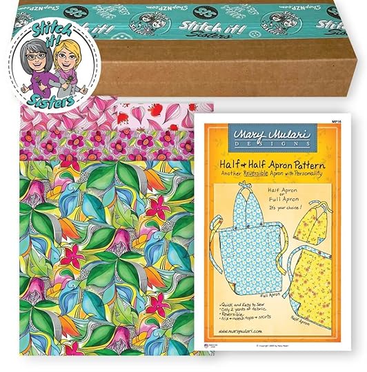 Half & Half Reversible Apron Sewing Pattern by Mary Mulari