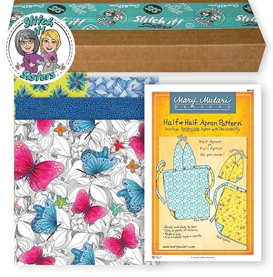 Half & Half Reversible Apron Sewing Pattern by Mary Mulari