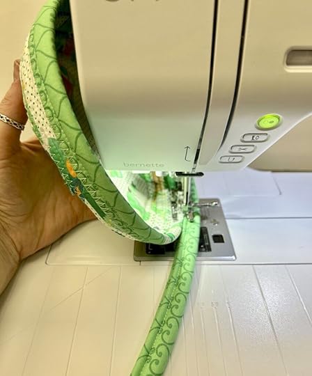 St. Patrick's Day Lucky Gnome Fabric Bowl Sewing Tutorial with 2-1/2