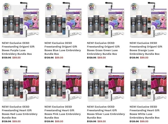 OESD Machine Embroidery Specialty Stabilizers available at Nancy Zieman Productions at ShopNZP.com