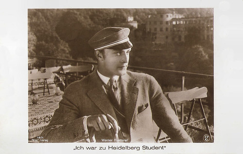 Werner Fuetterer in Ich war zu Heidelberg Student (1927)
