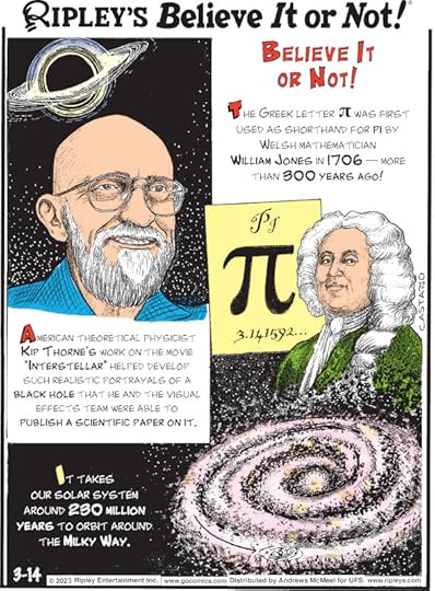 1. American theoretical physicist Kip Thorne's work on the movie 