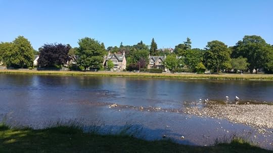 photo of houses on the banks of the River Ness