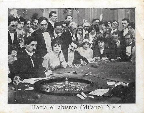 Mercedes Brignone in La corsa all'abisso (1914)