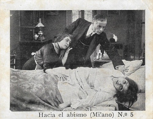 Mercedes Brignone in La corsa all'abisso (1914)