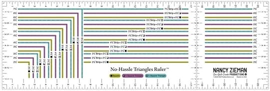 NEW! Exclusive No-Hassle Triangles Ruler by Nancy Zieman Productions available exclusively at ShopNZP.com