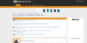 Websleuths Thread on Lewis