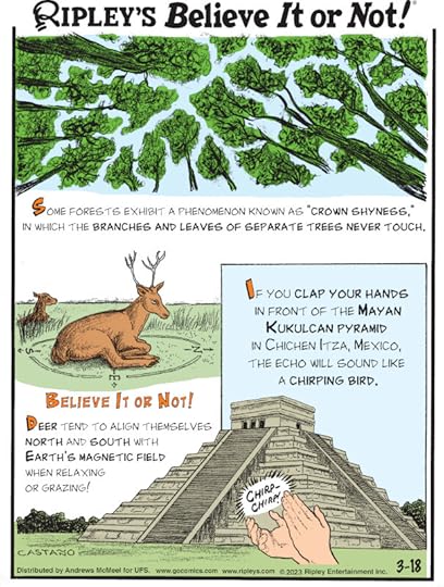 1. Some forests exhibit a phenomenon known as 