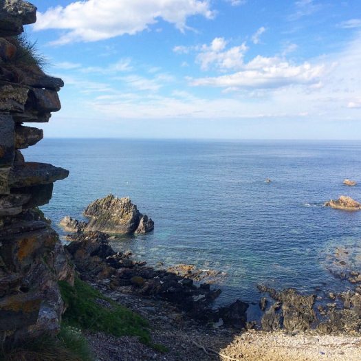 View of the sea from Findlater Castle in Scotland. Ailish Sinclair | Writer
