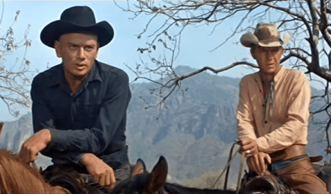 Magnificent Seven Ending Yul Brynner Steve McQueen Only the farms have won