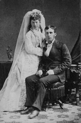 Teresa Hollinger Richard Nagle wedding day