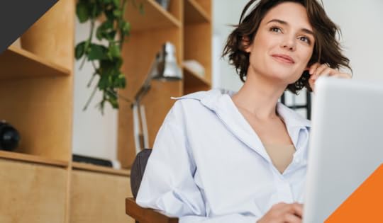 woman seated at a desk in an office practicing radical responsibility 