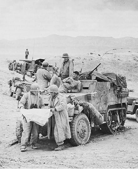 US armor near El Guettar, Tunisia, 23 March 1943 (US Army Center of Military History)