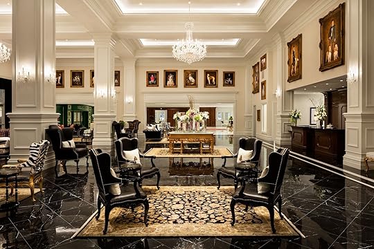 lobby at the equestrian hotel