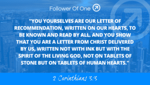 A Letter from Jesus to the World – 2 Corinthians 3:3