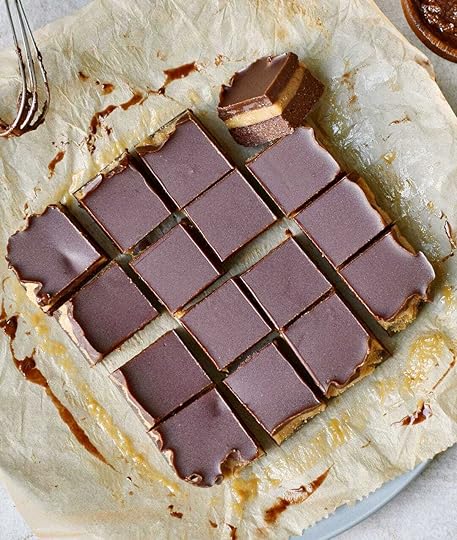 16 caramel brownies from above