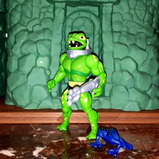 Frog Monger and his friend are outside Castle Grayskull and preparing to escape into the wilderness.