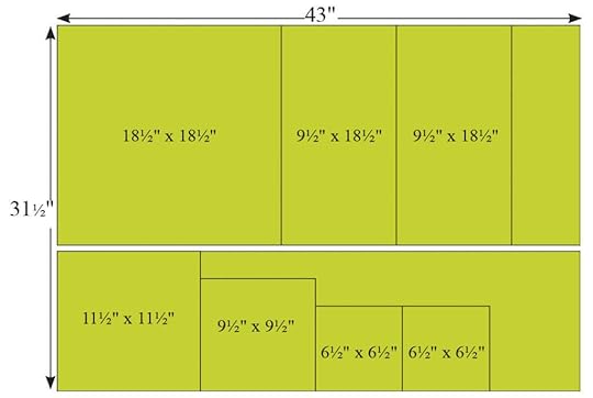 Lime Green Fabric from NEW Exclusive I See Spots Quilt Bundle Boxes