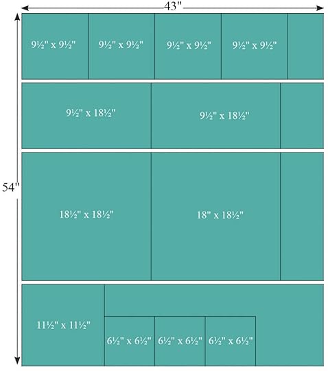 Dusty Aqua Fabric from NEW Exclusive I See Spots Quilt Bundle Boxes