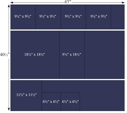 Navy Fabric from NEW Exclusive I See Spots Quilt Bundle Boxes