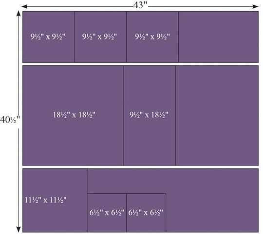 Purple Fabric from NEW Exclusive I See Spots Quilt Bundle Boxes